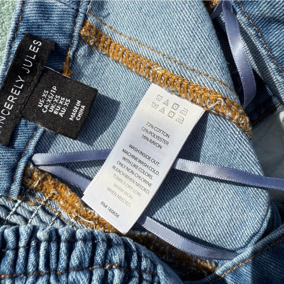 Sincerely Jules denim strapless midi dress - Picture 9 of 9